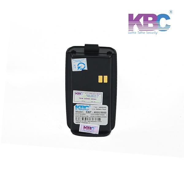 Phụ kiện bộ đàm KBC, Pin máy bộ đàm KBP - 4000/5000