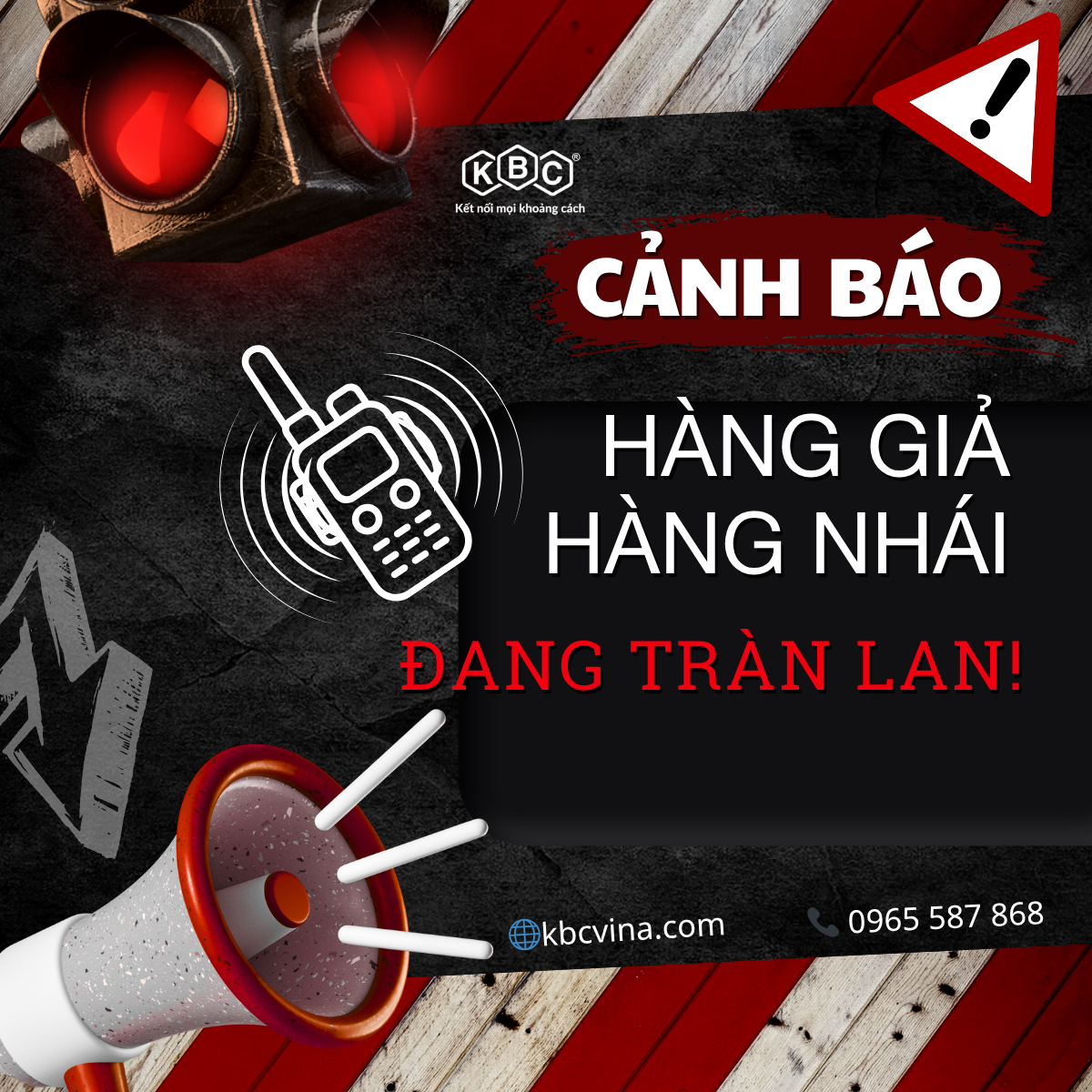 XUẤT HIỆN HÀNG NHÁI, HÀNG GIẢ BỘ ĐÀM ICOM, MOTOROLA, KENWOOD, KBC