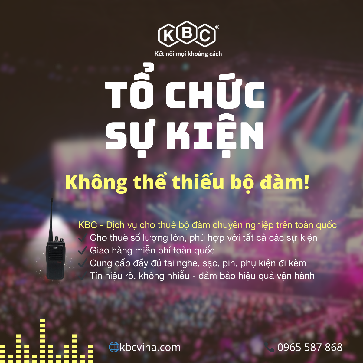 CẢNH BÁO KHI THUÊ BỘ ĐÀM TỔ CHỨC SỰ KIỆN