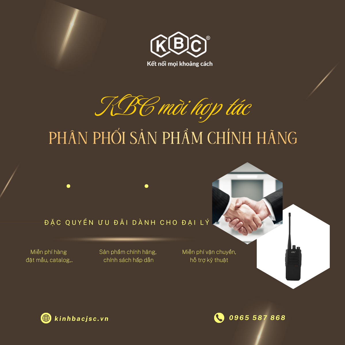 KBC mời hợp tác phân phối sản phẩm MAKE IN VIETNAM