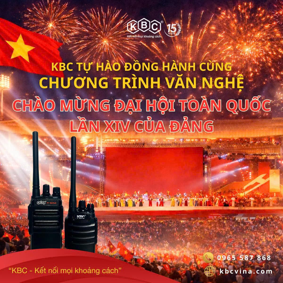 KBC Tự Hào Đồng Hành Cùng Chương Trình Văn Nghệ Chào Mừng Đại Hội XIV Của Đảng Tại Mỹ Đình