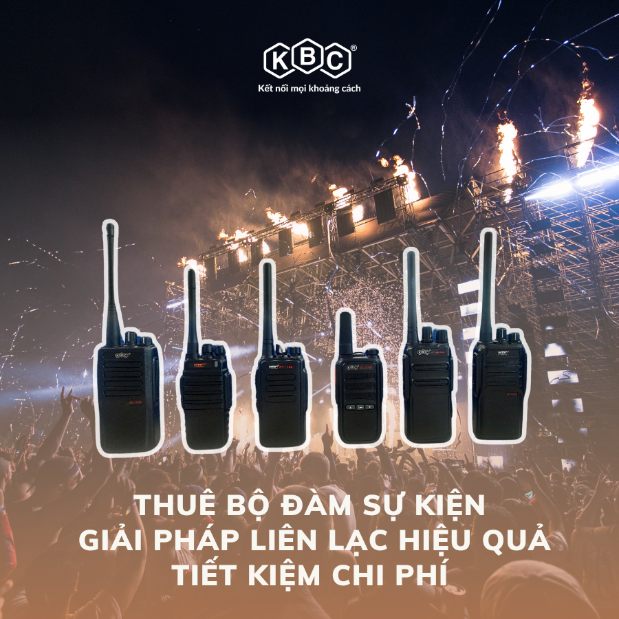 Dịch Vụ Thuê Bộ Đàm Sự Kiện – Giải Pháp Liên Lạc Hiệu Quả, Tiết Kiệm Chi Phí