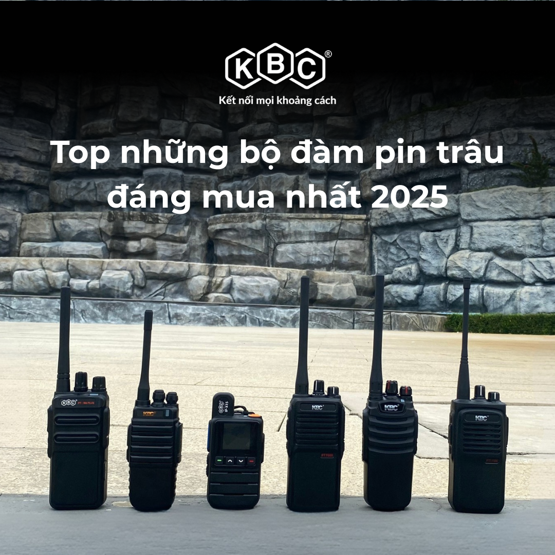 Top những bộ đàm pin trâu đáng mua nhất 2025