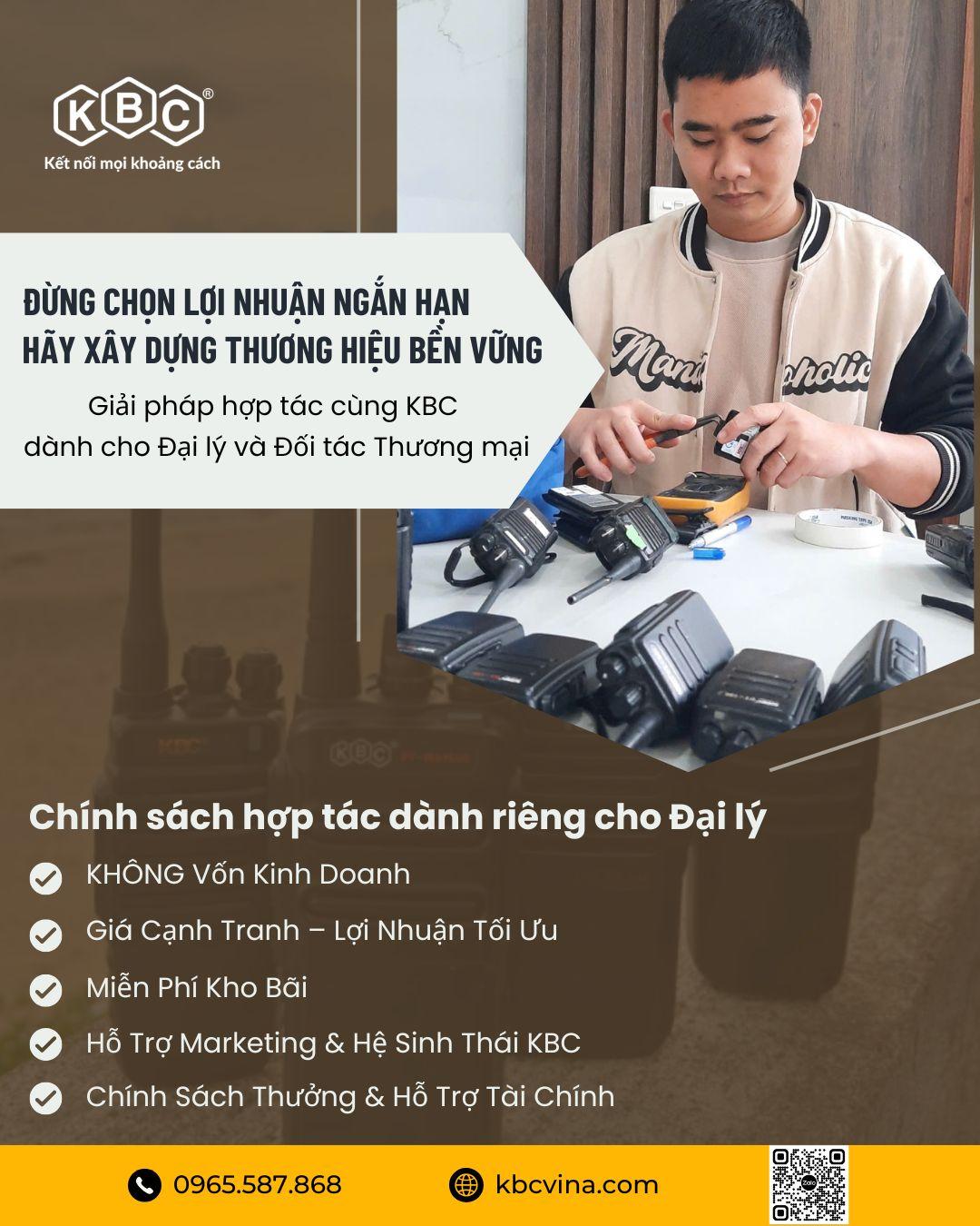 Giải pháp kinh doanh thiết bị bộ đàm hiệu quả dành cho đại lý tại Việt Nam