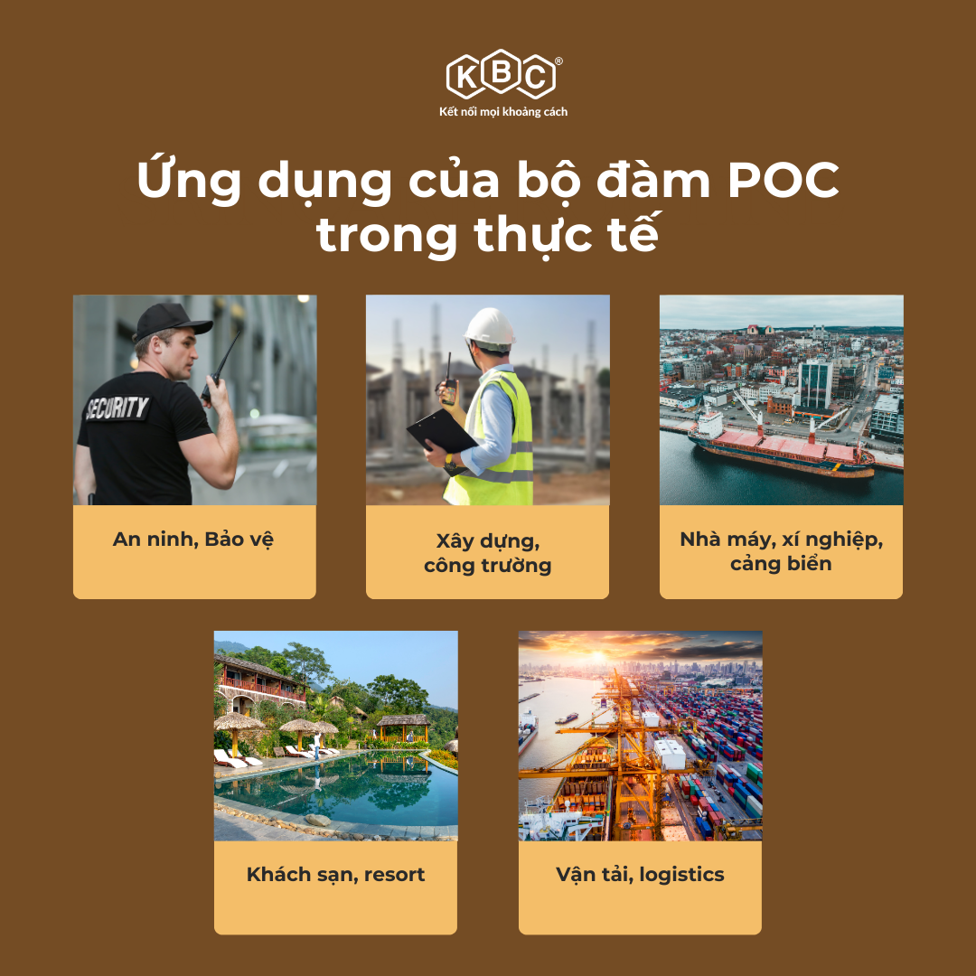 Top 3 bộ đàm POC đáng mua nhất tại KBC