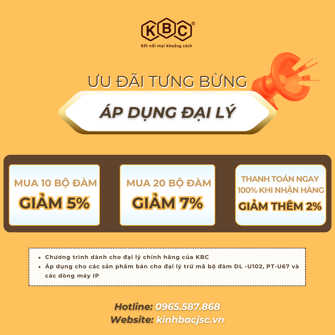 Ưu đãi tưng bừng áp dụng cho đại lý